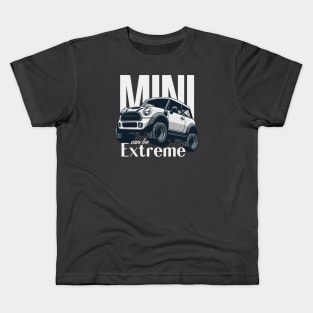 Car mini retro offroad extreme white Kids T-Shirt